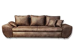 lifestyle4living Big Sofa in braun mit Schlaffunktion gebraucht kaufen  Wird an jeden Ort in Deutschland