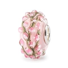 Trollbeads boccioli rosa for sale  Delivered anywhere in UK