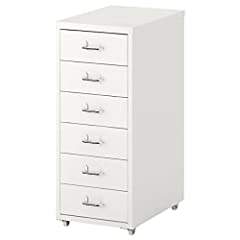 Ikea, Helmer, steel chest of drawers with 6 drawers, usato  Spedito ovunque in Italia 