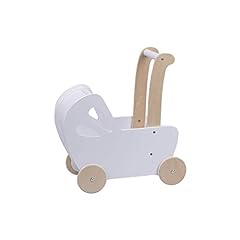 LINE Baby Doll Wooden Pram In White, Toddler Walking for sale  Delivered anywhere in USA 