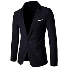 Cloudstyle Men's Suit Jacket One Button Slim Fit Sport for sale  Delivered anywhere in USA 