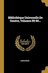 Bibliothèque universelle gen� gebraucht kaufen  Wird an jeden Ort in Deutschland