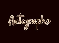 Autographs book stylish for sale  Delivered anywhere in UK