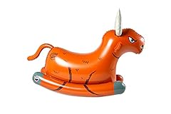 BigMouth BMPF-0179 Inflatable Bull Rocker Float, Brown, used for sale  Delivered anywhere in USA 