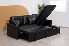 Black faux leather for sale  Delivered anywhere in Ireland