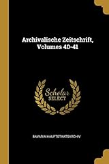 Archivalische zeitschrift volu usato  Spedito ovunque in Italia 