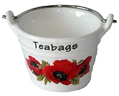 Poppy teabag tidy for sale  Delivered anywhere in UK