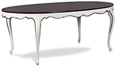 Casa Padrino luxury baroque dining table dark brown/white/gold for sale  Delivered anywhere in UK