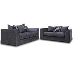 Sofas couches grey for sale  Delivered anywhere in UK