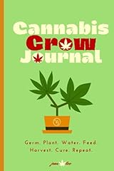 Cannabis grow journal for sale  Delivered anywhere in USA 
