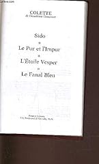 Sido pur impur d'occasion  Livré partout en France
