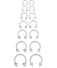 18g horseshoe septum for sale  Delivered anywhere in USA 