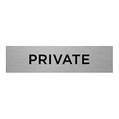 Slimline aluminium private for sale  Delivered anywhere in UK
