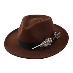 Yjzq chapeau fedora d'occasion  Livré partout en France