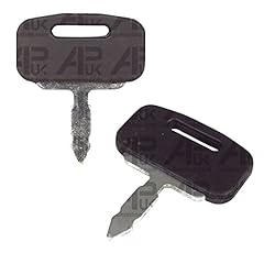 Used, APUK 2x Ignition Keys With Plastic Cover Replacement for sale  Delivered anywhere in UK