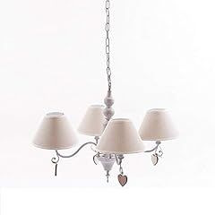 Lampadario shabby bracci usato  Spedito ovunque in Italia 