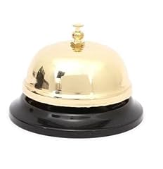 Golden desk bell for sale  Delivered anywhere in UK