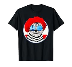 French cat shirt for sale  Delivered anywhere in USA 