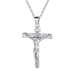 Collier croix argent d'occasion  Livré partout en France