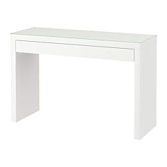 Tavolo da spogliatoio di Ikea Malm Bianco con vetro usato  Spedito ovunque in Italia 