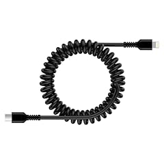 Coiled usb lightning for sale  Delivered anywhere in UK