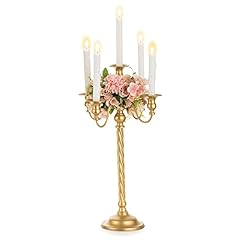Nuptio gold candelabra for sale  Delivered anywhere in UK