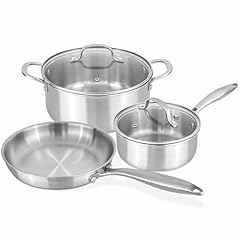 5pcs stainless steel for sale  Delivered anywhere in UK
