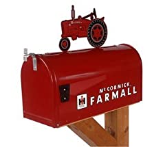 Farmall McCormick Model M Rural Mailbox with Topper Red by Distel Grain for sale  Delivered anywhere in Canada