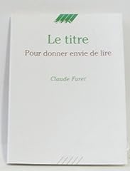 Titre d'occasion  Livré partout en France