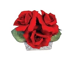Capodimonte red rose for sale  Delivered anywhere in USA 