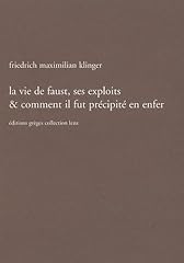 Vie faust exploits d'occasion  Livré partout en France