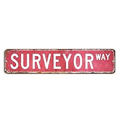 Surveyor metal sign for sale  Delivered anywhere in USA 