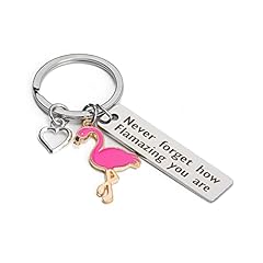 Bomeon flamingo keychain for sale  Delivered anywhere in USA 