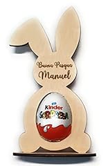 Coniglietto legno personalizza usato  Spedito ovunque in Italia 