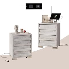 Luxoak nightstand set for sale  Delivered anywhere in USA 