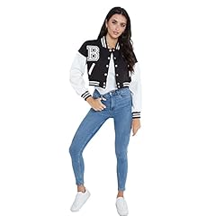 Women cropped varsity for sale  Delivered anywhere in UK