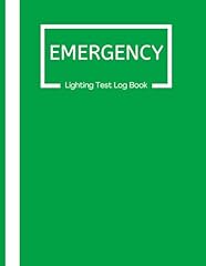 Emergency lighting log for sale  Delivered anywhere in UK