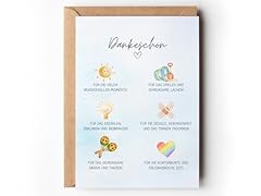 Dankeskarte erzieherin aquarel gebraucht kaufen  Wird an jeden Ort in Deutschland