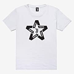 JUVENTUS Maglietta T-Shirt Bianca con Logo Nero a Forma di Stella - Bambino - 100% Originale - 100% Prodotto Ufficiale - Collezione 2020/2021 - Scegli la Taglia (Taglia 14 Anni) usato  Spedito ovunque in Italia 