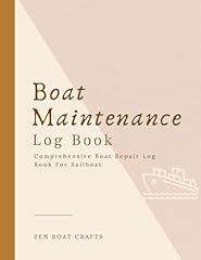 Boat maintenance log for sale  Delivered anywhere in UK