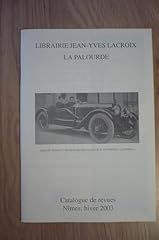 Catalogue librairie palourde d'occasion  Livré partout en France