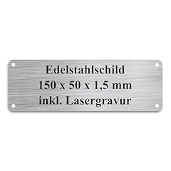 Wiens3d klingelschild edelstah gebraucht kaufen  Wird an jeden Ort in Deutschland