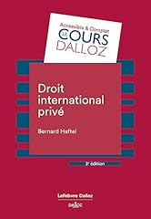 Droit international privé d'occasion  Livré partout en France