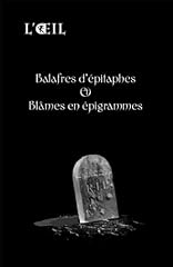Balafres épitaphes blâmes usato  Spedito ovunque in Italia 