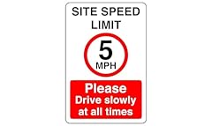 Site speed limit for sale  Delivered anywhere in UK