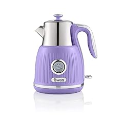 Swan SK31040PURN Retro Kettle with Temperature Dial, for sale  Delivered anywhere in Ireland