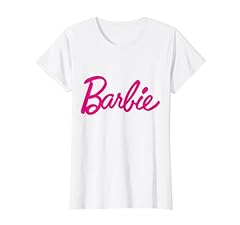 Maglietta barbie logo usato  Spedito ovunque in Italia 