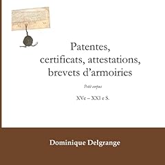 Patentes certificats attestati d'occasion  Livré partout en France