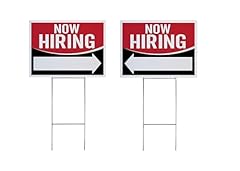 Hiring signs large for sale  Delivered anywhere in USA 