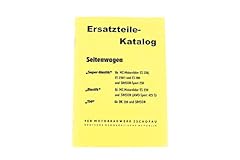 Ersatzteilliste seitenwagen st gebraucht kaufen  Wird an jeden Ort in Deutschland